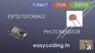 ESP32 tutorial A06 Photoresistor [upl. by Anikram517]