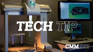 PCDMIS Using Direct CAD Data  CMM Tech Tips  CMMXYZ [upl. by Matthus]