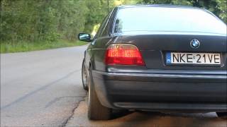 BMW E38 730i Exhaust Sound HD [upl. by Agler]