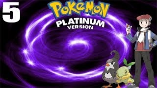 Lets Play Pokémon Platinum 5  Oreburgh Gym Turtwig VS Cranidos [upl. by Key]