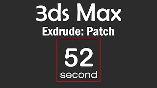 3ds Max 2023 Modifier Exdrude Patch [upl. by Etnelav123]