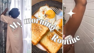 MY REALISTIC MORNING ROUTINE 😊SKINCARE 101🧴🧖‍♀️FEMININE HYGIENE TALK 🫧COOK BREAKFAST WITH ME🍳ETC [upl. by Reagen334]