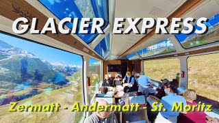 Glacier Express Switzerland  ZermattAndermattSt Moritz [upl. by Kiley]