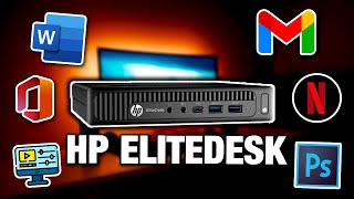 HP EliteDesk 800 G1 Tiny Computer Micro Tower Mini PC Intel i54590T [upl. by Inavoy841]