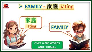 Ep12 FAMILY 👪 家庭  mandarin lessons for beginners  how to speaking chinese and english  two suy [upl. by Schwerin]