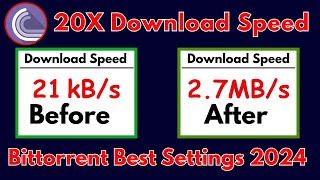 Bittorrent Best Settings 2024 🚀 Bittorrent Speed Increase 🚀Best Settings for Bittorrent in pc 2024 [upl. by Bambi804]