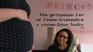 🐣Ma grossesse 1er et 2ème trimestre  room tour baby [upl. by Jaycee602]