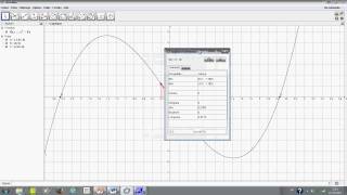 étude graphique dune fonction à laide de geogebra [upl. by Awe]