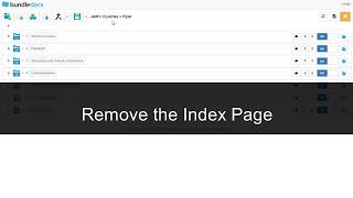 How To Remove Index Page [upl. by Deaner]