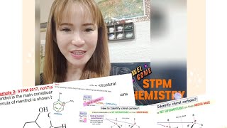 STPM Chemistry Sem3 A Level Optical isomerism Enantiomerism Alkanes Chiral Carbon Organic Chemistry [upl. by Nero]