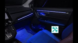 Honda  AMBIENT led LIGHT installation 🛠 💡 [upl. by Llerej874]