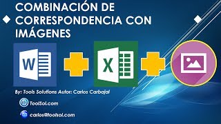 Combinación de Correspondencia con Imagenes y Texto Word y Excel [upl. by Thgiwd]