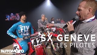 Supercross de Genève 2018  Samedi 14 les pilotes [upl. by Camm]