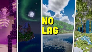 Top 5 Best NEW NO LAG Minecraft Bedrock 121 Ultra Realistic Shaders iOS Android Windows [upl. by Bergen]