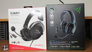 HyperX Cloud II vs Razer BlackShark V2 [upl. by Cerell947]