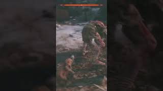 Fighting a chained ogre on Sekiro 🫣 sekiro sekiroshadowsdietwice gaming [upl. by Ecirtnahs]