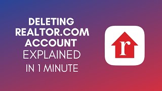 How To Delete Realtorcom Account 2024 [upl. by Dnalyaw]