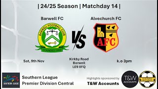 Barwell vs Alvechurch 091124 [upl. by Boigie]