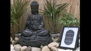 Anya Buddha Solar Water Feature by Eco Solaray™ [upl. by Wendel]