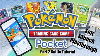 Simplified Battling  Pokemon TCG Pocket Beginner Battle Tutorial [upl. by Dnalyar428]