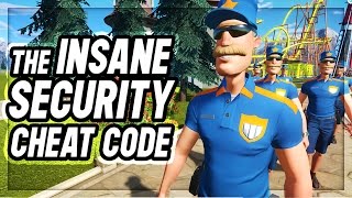 Planet Coaster  SECURITY MAYHEM CHEAT CODE [upl. by Tallbot]