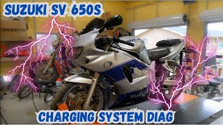 SV 650S charging system [upl. by Duthie]