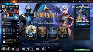 Dota 2 Free Crownfall Midgate Pathfinder Pack  Ripples in the Dark  Candle Token [upl. by Refotsirc]