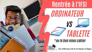 🎓 ESI  PC vs Tablette  Que faut til pour la rentrée IFSI [upl. by Filia]