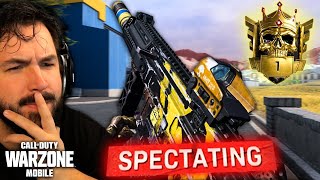 Spectating the 1 player in Warzone Mobile [upl. by Bolte120]