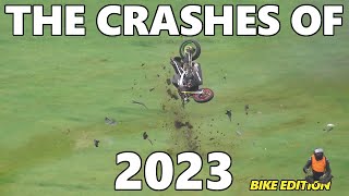 The Crashes of 2023Highlights BIKE EDITION  UK Motorsport Action [upl. by Clotilde]