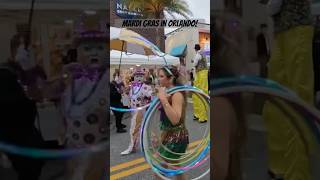 We found a Mardi Gras party in Orlando Florida travel florida travelvlog [upl. by Nedle785]