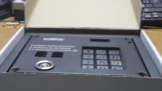 Домофон Laskomex CD2502 с блоком электроники EC2502 AR Обзор Звуки [upl. by Silvanus]