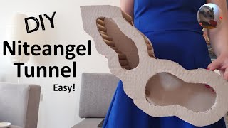 DIY Niteangel Tunnel from Cardboard Tutorial [upl. by Aihsekat]