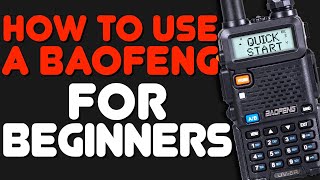 Baofeng UV5R For Beginners  Quick Start Guide amp UV5R Basics Buttons Menus amp Saving A Channel [upl. by Muhcan]