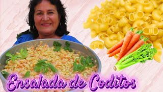 Ensalada de Coditos PARA FIESTA ¡Rinde 50 personas [upl. by Ardyth763]