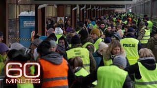 Refugees by rail Ukrainians flee war at home [upl. by Weiman]