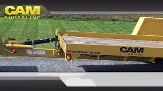 6x12 Single Axle Tilt Trailer by CAM Superline [upl. by Birdie510]