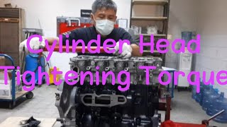 Engine Overhauling Part 3 Reassemble Cylinder Head Proper TorqueProper Valve Clearance Adjustment [upl. by Yorker]