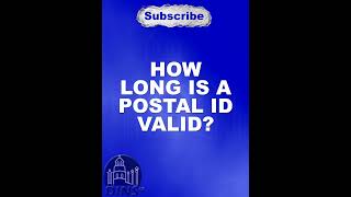 How long is a Postal ID Valid [upl. by Stiles308]