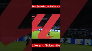 Real Sociedad vs Barcelona Live  PES Gameplay [upl. by Geddes620]