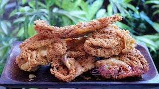 Tutorial  Ayam Goreng Selimut Kremes ala Annies Kitchen [upl. by Anitserp]