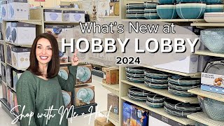 ALL NEW DECOR AT HOBBY LOBBY FOR 2024  40 OFF SPRING SHOP DECOR  SHOP WITH ME  HAUL [upl. by Calvert278]