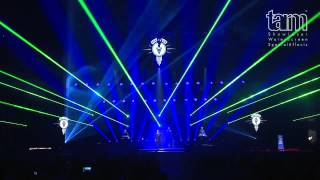 VNV NATION beim LEA Award 2013 mit tarm Showlaser [upl. by Curkell]