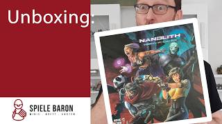 Unboxing Nanolith  Cyberpunkt RPG Brettspiel von Woodpecker Games [upl. by Oswell]