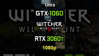 GTX 1060 vs RTX 3060 Ti on The Witcher 3 Wild Hunt [upl. by Ydnac]