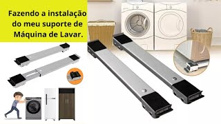 Suporte para máquina de lavar roupas vamos instalar [upl. by Mendelson]