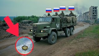 Russian Troop Transport Hits Mine 15 Soldiers Wiped Out [upl. by Notsirhc]