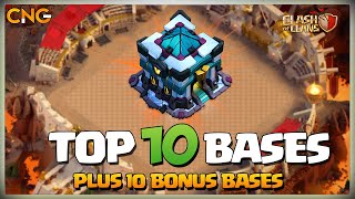 Top 10 NEW TH13 WAR BASE  link 2023  BEST Town Hall 13 TH13 CWL  Th13 War Base in Clash of Clans [upl. by Nauqal515]