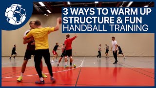 3 Ways to Warm Up in Handball  Fun or Structure  Handballtraining Nøtterøy  Handball inspires [upl. by Talia]