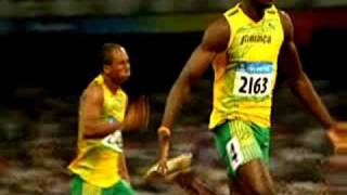 Usain Bolt sets world Record in Men\s 100m Final 969 sec [upl. by Issy481]